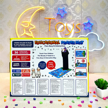 EDUCATIONAL LEARNING PRAYER MAT - 36 ACTIVITIES